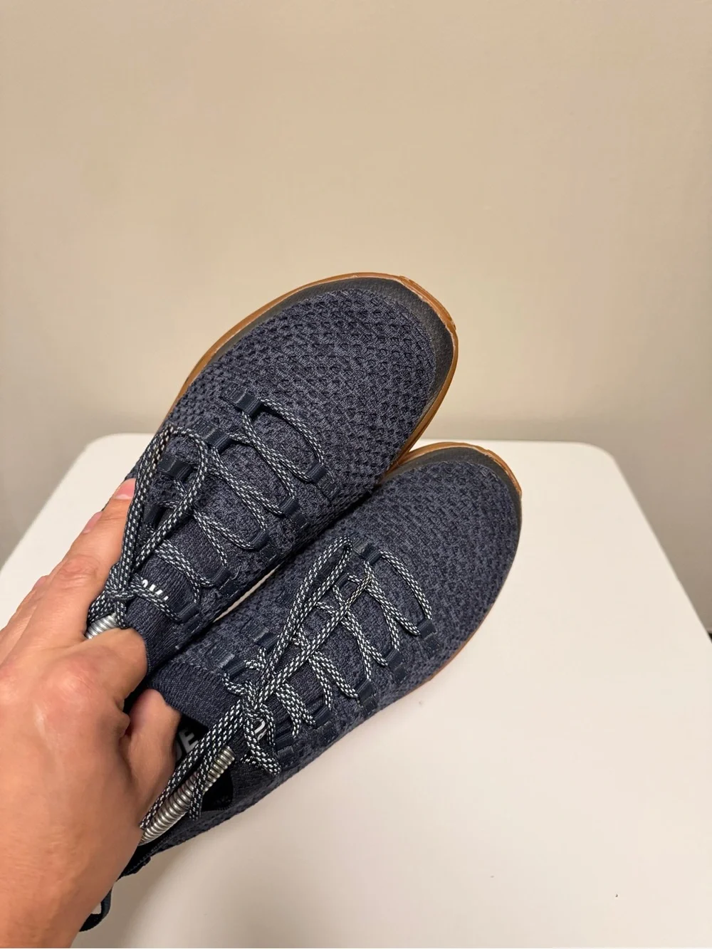 True Linkswear Golf Shoes The OG Feel Blue Knit Spikeless Athletic Men’s US 10.5